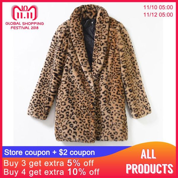 4xl leopard print plus size coats female warm soft turn down collar slim faux fur jacket winer fashion artificial fur coats, Black
4xl leopard print plus size coats female warm soft turn down collar slim faux fur jacket winer fashion artificial fur coats, Black