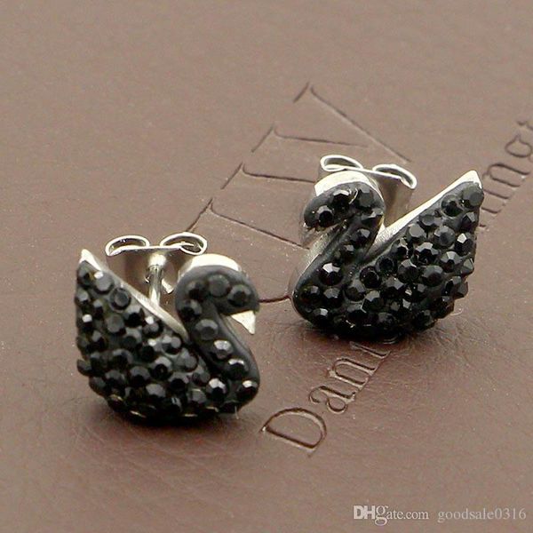 new black swan titanium steel plated 18k rose gold color stone earrings tide female fashion wild earrings earrings, Golden;silver
new black swan titanium steel plated 18k rose gold color stone earrings tide female fashion wild earrings earrings, Golden;silver