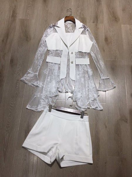 ch04303 fashion women's sets 2020 runway luxury european design party style women's clothing, White
ch04303 fashion women's sets 2020 runway luxury european design party style women's clothing, White