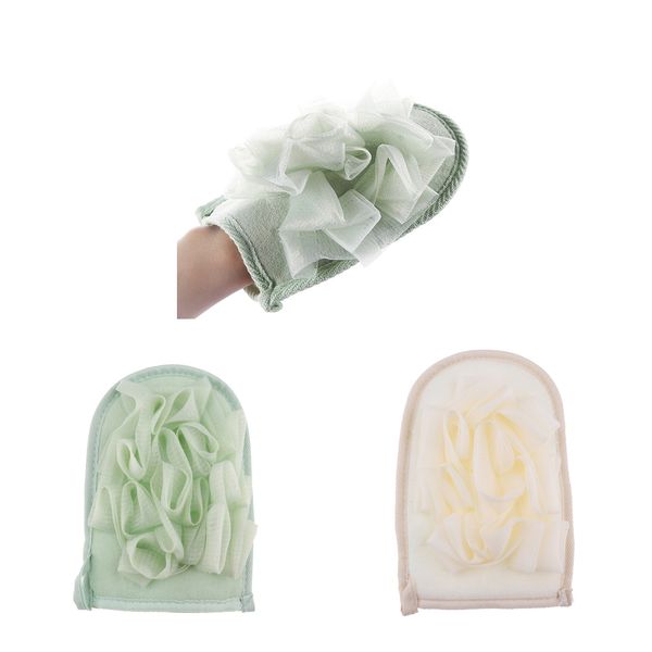 2 pcs 2 in 1 exfoliating bath gloves ,gentle bath mitt with mesh bath pouf,dead skin removal mittens with suds pouf for men women
2 pcs 2 in 1 exfoliating bath gloves ,gentle bath mitt with mesh bath pouf,dead skin removal mittens with suds pouf for men women