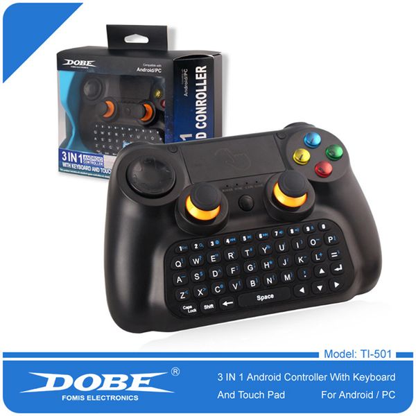 dobe ti - 501 3 in 1 wireless multifunctional controller keyboard keypad mouse touchpad for android smart tv / pad / pc
dobe ti - 501 3 in 1 wireless multifunctional controller keyboard keypad mouse touchpad for android smart tv / pad / pc