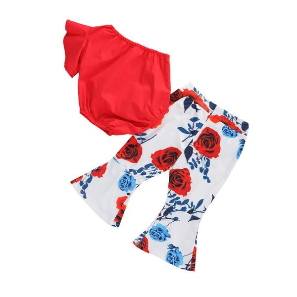 2020 baby girls clothes set single off-shoulder shirt ruffle pleated floral flared pants trousers summer kids clothing suit, White
2020 baby girls clothes set single off-shoulder shirt ruffle pleated floral flared pants trousers summer kids clothing suit, White