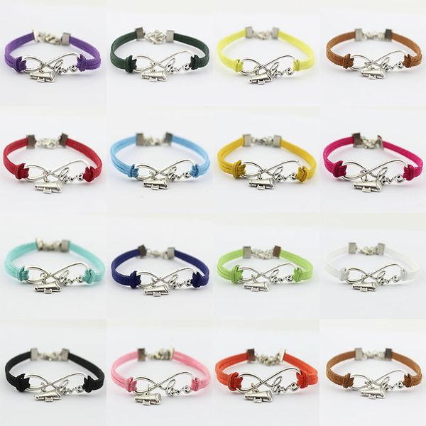 europe united states new jewelry hand-woven infinity symbol love cheers horn charm simple style bracelet couple holiday gift, Golden;silver
europe united states new jewelry hand-woven infinity symbol love cheers horn charm simple style bracelet couple holiday gift, Golden;silver