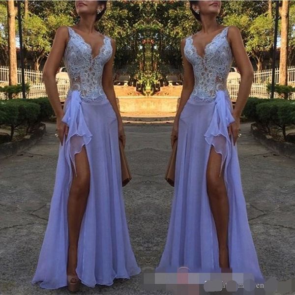 lavender purple lace applique v-neck mermaid evening dresses split special occasion dresses striking prom evening dress 2019, White;black
lavender purple lace applique v-neck mermaid evening dresses split special occasion dresses striking prom evening dress 2019, White;black