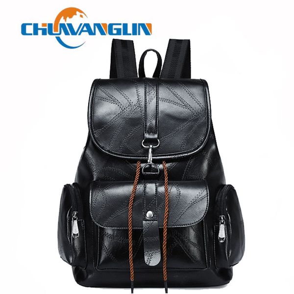 chuwanglin female drawstring pu leather backpacks teenage girls school bags women trendy vintage backpack black rucksack p120501
chuwanglin female drawstring pu leather backpacks teenage girls school bags women trendy vintage backpack black rucksack p120501
