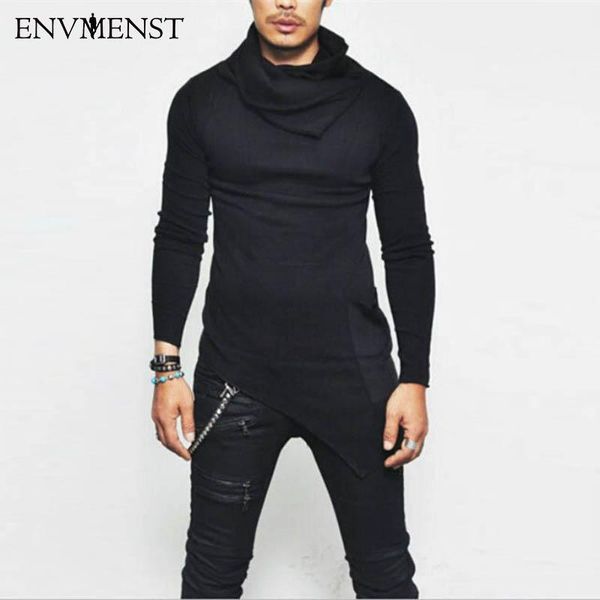 regular envmenst fashion brand turtle neck street t shirt men hip hop long sleeves asymmetry designed men 's tees newest, White;black
regular envmenst fashion brand turtle neck street t shirt men hip hop long sleeves asymmetry designed men 's tees newest, White;black