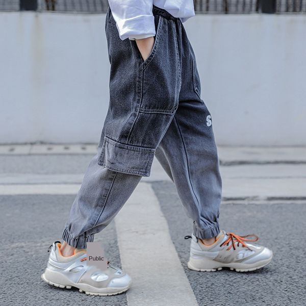 6vwgo boy's jeans gradually change color autumn jeans panty panty 2020 medium and large children's pants daddy loose children', Blue
6vwgo boy's jeans gradually change color autumn jeans panty panty 2020 medium and large children's pants daddy loose children', Blue