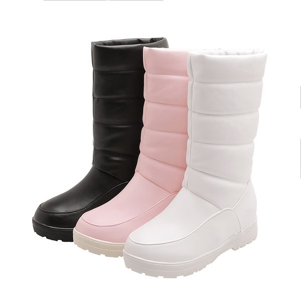 women winter warm snow boots wedges high heels knee high boots female long high boots platforms shoes woman, Black
women winter warm snow boots wedges high heels knee high boots female long high boots platforms shoes woman, Black