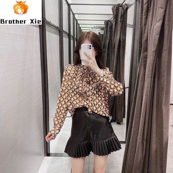 women bow tie print blouse elegant long sleeve ladies ruffle casual blouses female office tunic shirt chic blusas, White
women bow tie print blouse elegant long sleeve ladies ruffle casual blouses female office tunic shirt chic blusas, White