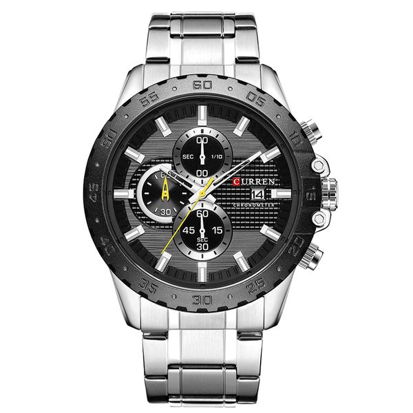 luxury men waterproof watch round shape date display quartz wristwatches stainless steel strap bracelet clock relogio masculino, Slivery;brown
luxury men waterproof watch round shape date display quartz wristwatches stainless steel strap bracelet clock relogio masculino, Slivery;brown