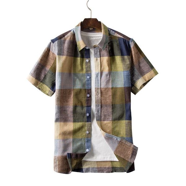 mens shirts summer linen new mens plaid linen short sleeve fashion casual slim fit flax shirts for male, White;black
mens shirts summer linen new mens plaid linen short sleeve fashion casual slim fit flax shirts for male, White;black