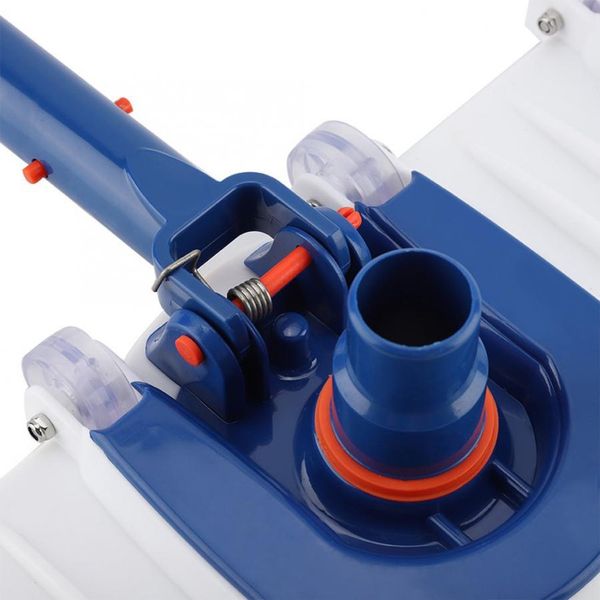 weighted flexible concrete swimming pool vacuum head with swivel hose connection & aluminum spring action pole handle
weighted flexible concrete swimming pool vacuum head with swivel hose connection & aluminum spring action pole handle