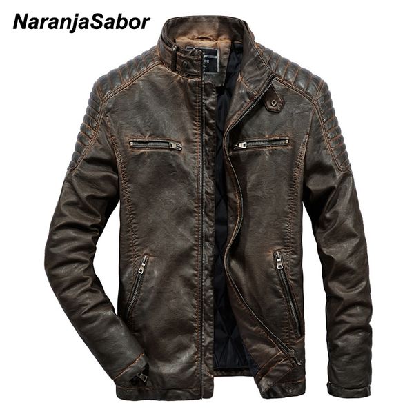 naranjasabor men's leather jacket winter autumn new mens retro pu jacket warm motorcycle casual pu coat male eu size s~3xl n603, Black
naranjasabor men's leather jacket winter autumn new mens retro pu jacket warm motorcycle casual pu coat male eu size s~3xl n603, Black