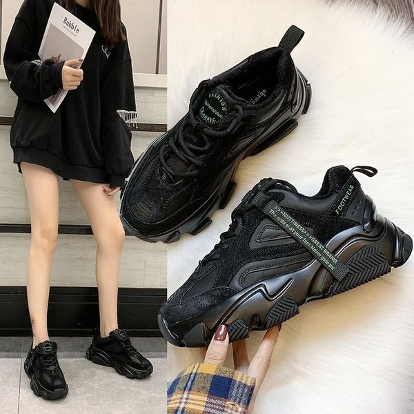 2019 new chunky fashion sneakers platform women thick sole ladies female chunky shoes women casual vulcanize platform sneakers y200424, Black
2019 new chunky fashion sneakers platform women thick sole ladies female chunky shoes women casual vulcanize platform sneakers y200424, Black