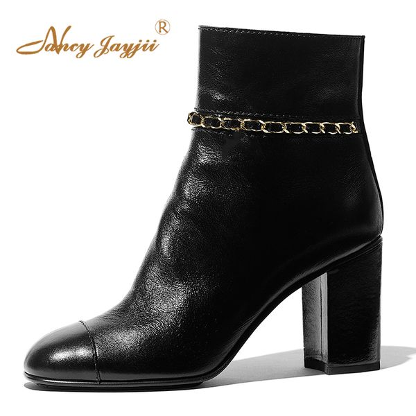 small size 30 34 black chain cap round toe ankle winter boots woman zipper high chunky heels quilted ladies casual shoes mature
small size 30 34 black chain cap round toe ankle winter boots woman zipper high chunky heels quilted ladies casual shoes mature
