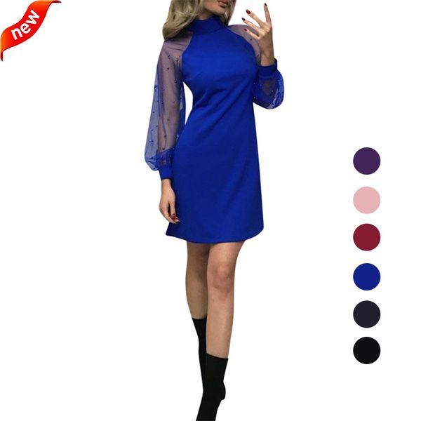 women dresses 2020 spring fashion women long sleeve mesh formal wedding party ball prom gown short mini dress s l xl xxl, Black;gray
women dresses 2020 spring fashion women long sleeve mesh formal wedding party ball prom gown short mini dress s l xl xxl, Black;gray
