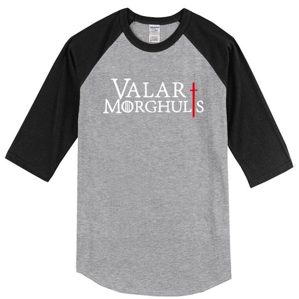 men's t-shirts summer 2019 valar morghulis letter the song of fire print t-shirt fashion streetwear raglan t shirt tees, White;black
men's t-shirts summer 2019 valar morghulis letter the song of fire print t-shirt fashion streetwear raglan t shirt tees, White;black