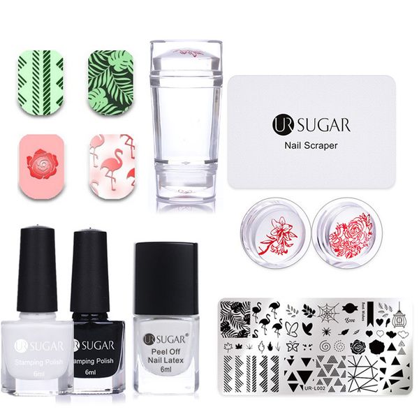 ur sugar flower nail stamping plates stamping polish set clear jelly nail art stamper scraper template image plates tools kits
ur sugar flower nail stamping plates stamping polish set clear jelly nail art stamper scraper template image plates tools kits