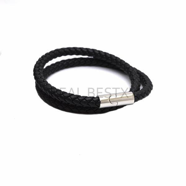 5pcs/lot engrave personalized round circle stainless steel couple leather bracelet new double layer leather bracelets man, Black
5pcs/lot engrave personalized round circle stainless steel couple leather bracelet new double layer leather bracelets man, Black