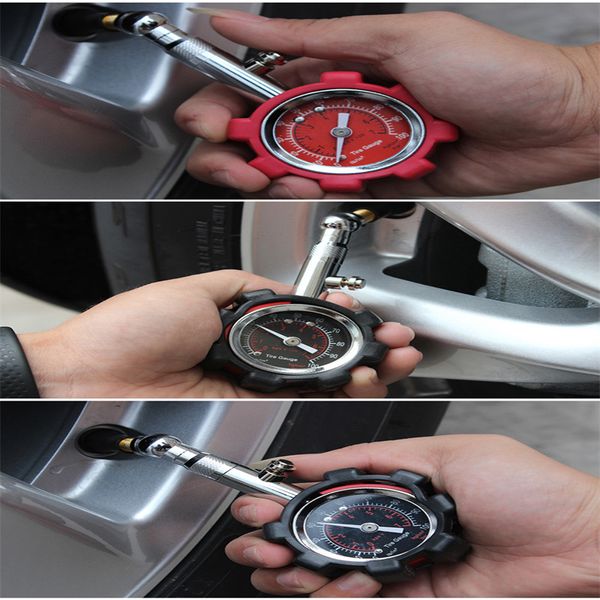 

portable 0-100psi high precision test meter air tire pressure gauge vehicle truck motorcycle tyre accessories dropshipping