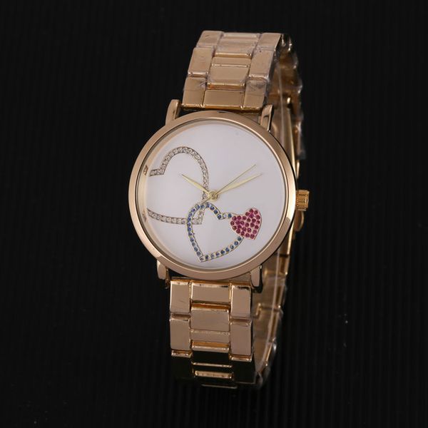 luxury women watch crystal love diamond dial bracelet quartz wristwatches designer watches fashion lady elegant clock christmas girl gift, Slivery;brown
luxury women watch crystal love diamond dial bracelet quartz wristwatches designer watches fashion lady elegant clock christmas girl gift, Slivery;brown