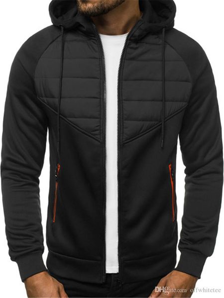 panelled mens designer jackets fashion zipper pockets mens hooded cardigan coats casual long sleeve males clothing, Black;brown
panelled mens designer jackets fashion zipper pockets mens hooded cardigan coats casual long sleeve males clothing, Black;brown