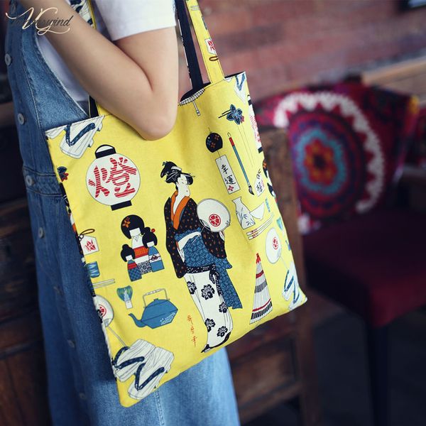 handmade японского стиль холст застежка сумка geisha pattern холст сумка желтая сумка ежедневные покупки
handmade японского стиль холст застежка сумка geisha pattern холст сумка желтая сумка ежедневные покупки