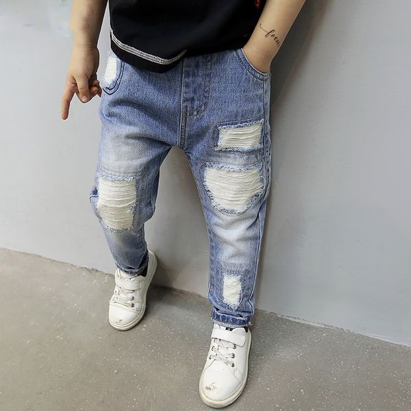 Autumn Hole Kids Boys Pants Denim Trousers Casual Cotton Elastic Waist Pencil Pants Boys Leggings Children's clothing, Blue
Autumn Hole Kids Boys Pants Denim Trousers Casual Cotton Elastic Waist Pencil Pants Boys Leggings Children's clothing, Blue
