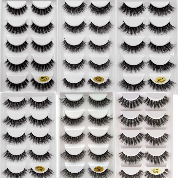 5 pairs 3d mink hair natural cross false eyelashes long messy makeup fake eye lashes extension make up beauty tools maquiagem
5 pairs 3d mink hair natural cross false eyelashes long messy makeup fake eye lashes extension make up beauty tools maquiagem
