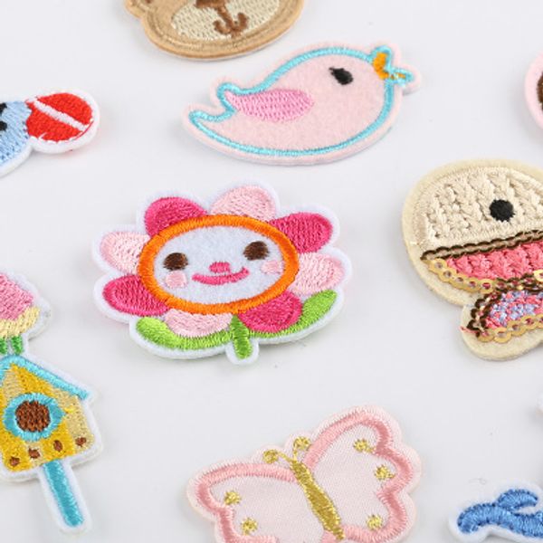 diy40pcs вышитые тактические шить утюг на патч сумки джинсы аппликация, Black