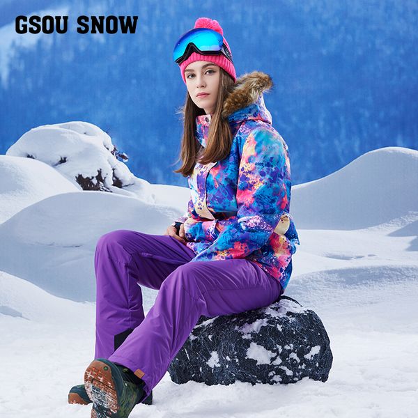 2017 new winter ski suits, women's hair collar, windproof, warm tights, women's thickening straps pants
2017 new winter ski suits, women's hair collar, windproof, warm tights, women's thickening straps pants