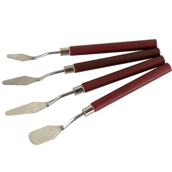4pcs professional stainless steel spatula kit palette knife for oil painting fine arts painting tool set flexible blades
4pcs professional stainless steel spatula kit palette knife for oil painting fine arts painting tool set flexible blades