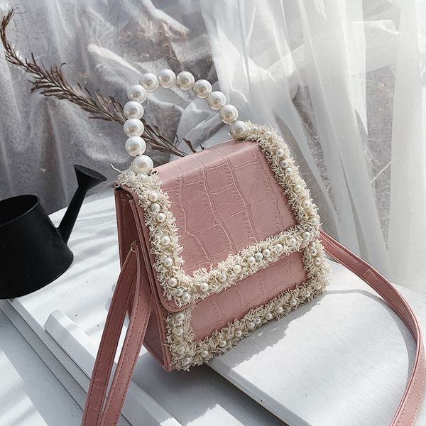 gentle woman handbag 2019 sweet fashion new pu leather women's handbag pearl tote shoulder messenger bags
gentle woman handbag 2019 sweet fashion new pu leather women's handbag pearl tote shoulder messenger bags