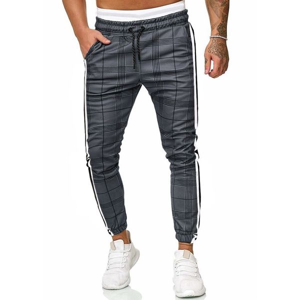 feitong 2019 joggers men casual plaid printed sport pants pockets slim fit trousers running joggers sweatpants, Black
feitong 2019 joggers men casual plaid printed sport pants pockets slim fit trousers running joggers sweatpants, Black
