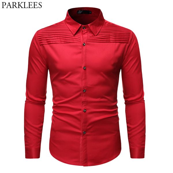red tuxedo shirt men 2019 brand new slim fit long sleeve mens dress shirts casual party wedding dinner banquet chemise homme xl, White;black
red tuxedo shirt men 2019 brand new slim fit long sleeve mens dress shirts casual party wedding dinner banquet chemise homme xl, White;black