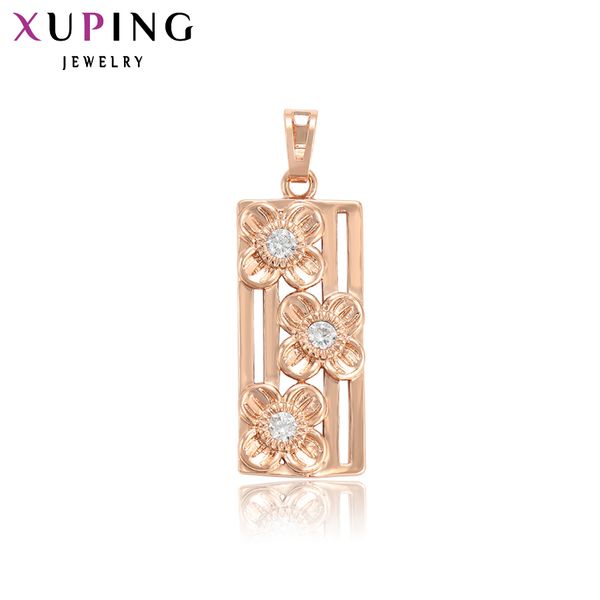 xuping rose gold color plated elegant jewelry temperament ladies necklace pendant for women christmas gift s91.1-33795 t190702, Silver
xuping rose gold color plated elegant jewelry temperament ladies necklace pendant for women christmas gift s91.1-33795 t190702, Silver