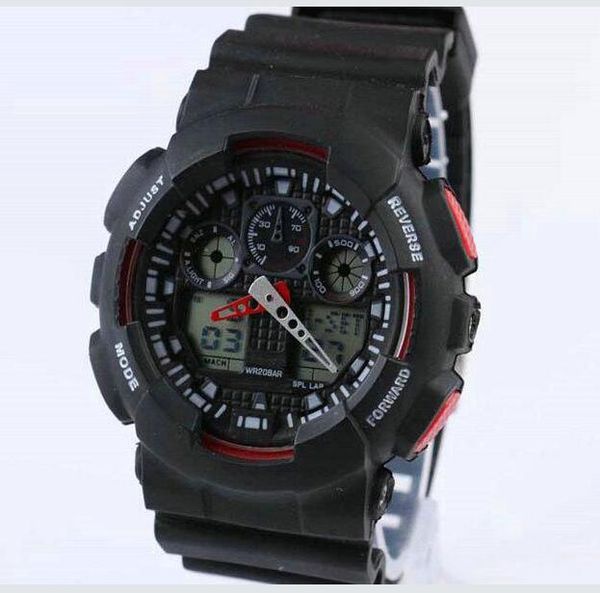 2019 new arrival relogio ga100 men's sports watches,black dial led chronograph wristwatch military watch digital watch,1pcs no box, Slivery;brown
2019 new arrival relogio ga100 men's sports watches,black dial led chronograph wristwatch military watch digital watch,1pcs no box, Slivery;brown