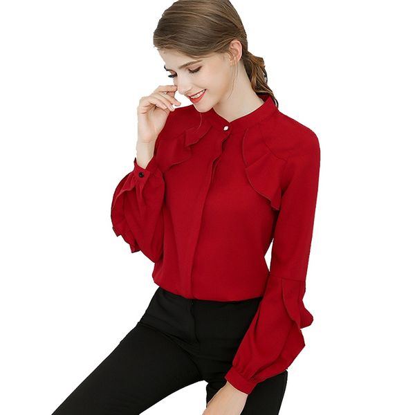 new fashion long sleeve slim work blouses office ladies butterfly long sleeve slim work blouses stand collar causal chiffon, White
new fashion long sleeve slim work blouses office ladies butterfly long sleeve slim work blouses stand collar causal chiffon, White