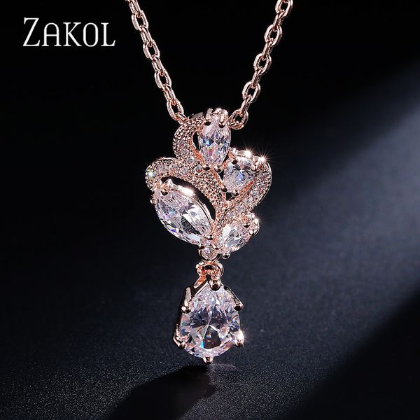 zakol trendy vintage flower shape aaa+ cubic zirconia pendant necklaces shiny crystal brides wedding jewelry for women fsnp026, Silver
zakol trendy vintage flower shape aaa+ cubic zirconia pendant necklaces shiny crystal brides wedding jewelry for women fsnp026, Silver