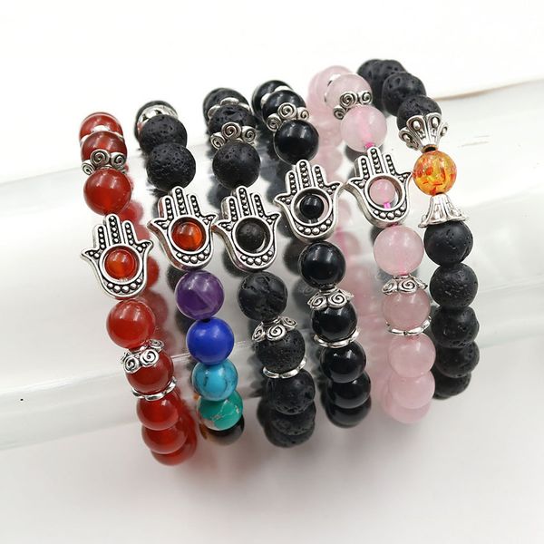 10 pcs silver plated hand connect rose quartz round beads strand bracelet black lava stone jewelry
10 pcs silver plated hand connect rose quartz round beads strand bracelet black lava stone jewelry