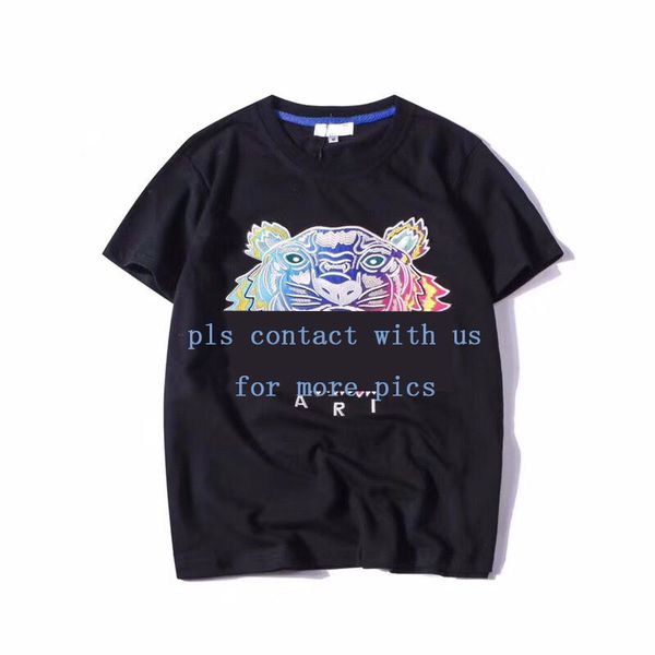 20s summer t shirts for men tiger head letter embroidery t shirt mens clothing short sleeve tshirt women clothes s-2xl, White;black
20s summer t shirts for men tiger head letter embroidery t shirt mens clothing short sleeve tshirt women clothes s-2xl, White;black
