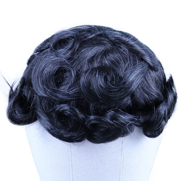 natural human men wig v-looped thin skin men toupee indian remy human hair wig toupee hair replacement system prosthetic hair, Black
natural human men wig v-looped thin skin men toupee indian remy human hair wig toupee hair replacement system prosthetic hair, Black