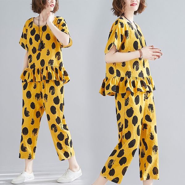 полька dot женщины костюм желтый летняя одежда мода ruffles t рубашка + брюки 2 бюстье casual all-match сыпучие outfit 2020 новый, White
полька dot женщины костюм желтый летняя одежда мода ruffles t рубашка + брюки 2 бюстье casual all-match сыпучие outfit 2020 новый, White