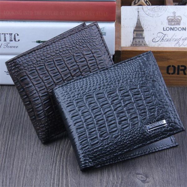 new crocodile pattern pu leather men short wallet fresh style zipper purse with coin pocket money bag wallets men 2 color, Red;black
new crocodile pattern pu leather men short wallet fresh style zipper purse with coin pocket money bag wallets men 2 color, Red;black