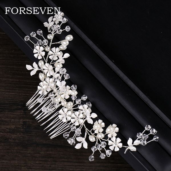 silver flower pearl bridal hair comb head jewelry accessories trendy flower hairbands bride headdress hair combs, Golden;white
silver flower pearl bridal hair comb head jewelry accessories trendy flower hairbands bride headdress hair combs, Golden;white