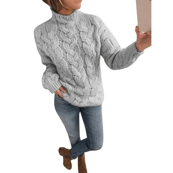 turtle neck fashion cotton blend school women sweater elastic autumn winter solid long sleeve pullover students knitted, White;black
turtle neck fashion cotton blend school women sweater elastic autumn winter solid long sleeve pullover students knitted, White;black