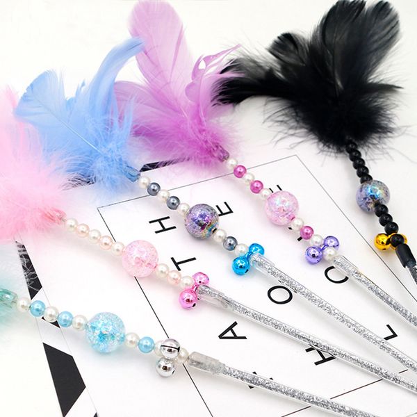fun and durable pet cat toy interactive wand durable with bells colorful feathers funny cat bar material excellentb2
fun and durable pet cat toy interactive wand durable with bells colorful feathers funny cat bar material excellentb2