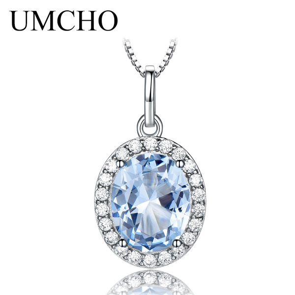 umcho sky blue топаз драгоценных камней подвески ожерелья для ювелирных изделий женщин 925 щепка овальный романтический свадебный подарок ва, Silver
umcho sky blue топаз драгоценных камней подвески ожерелья для ювелирных изделий женщин 925 щепка овальный романтический свадебный подарок ва, Silver