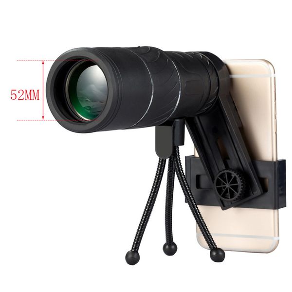 newly monocular telescope lens camera scope 16x52 hd wide angle for mobile phone outdoor fms19
newly monocular telescope lens camera scope 16x52 hd wide angle for mobile phone outdoor fms19