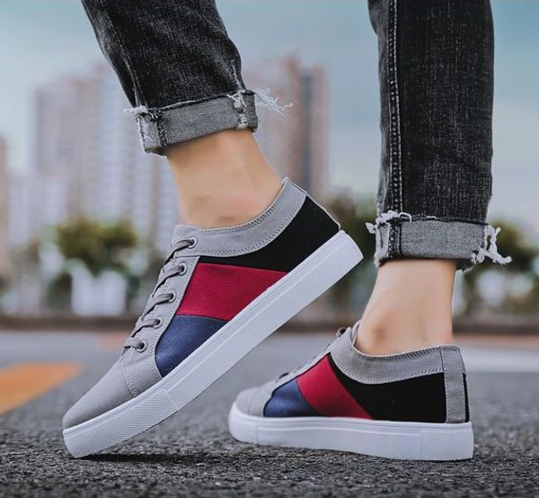 korean version fashion brand casual shoes triple white sneaker combination canvas shoes mens womens fashion trainers 40-45, Black
korean version fashion brand casual shoes triple white sneaker combination canvas shoes mens womens fashion trainers 40-45, Black